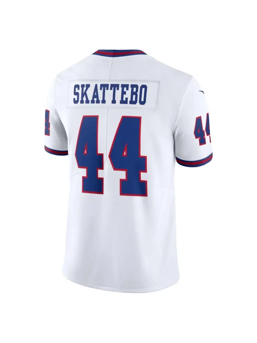 Футболка Nike с моделью Cam Skattebo New York Giants Vapor Untouchable Stitched Limited — изображение 3 из 3, белый
