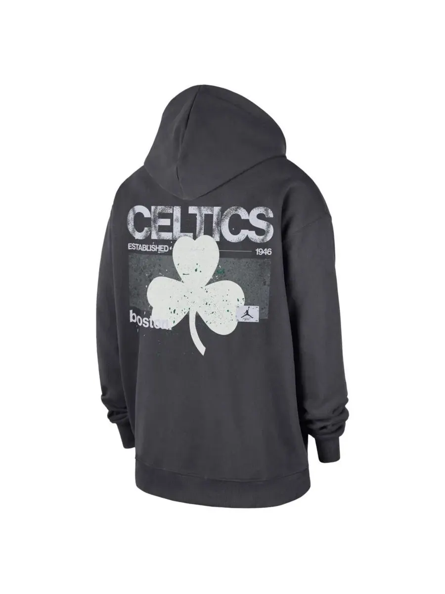 Худи с принтом Boston Celtics Statement Jumpman Flight Premiere Jordan — изображение 3 из 3, серый