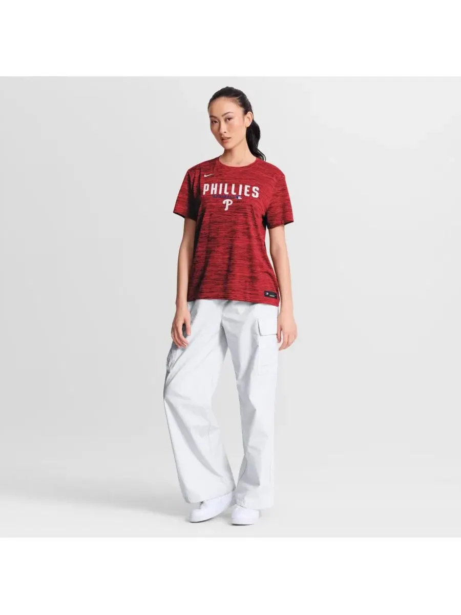 Футболка Dri-FIT с принтом Philadelphia Phillies Nike — изображение 3 из 4, красный