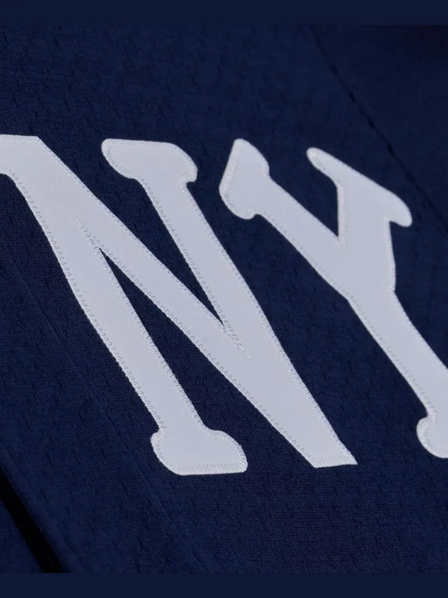 Мужская бейсбольная джерси с длинным рукавом, с принтом, Aaron Judge Mitchell & Ness — изображение 4 из 5, темно-синий