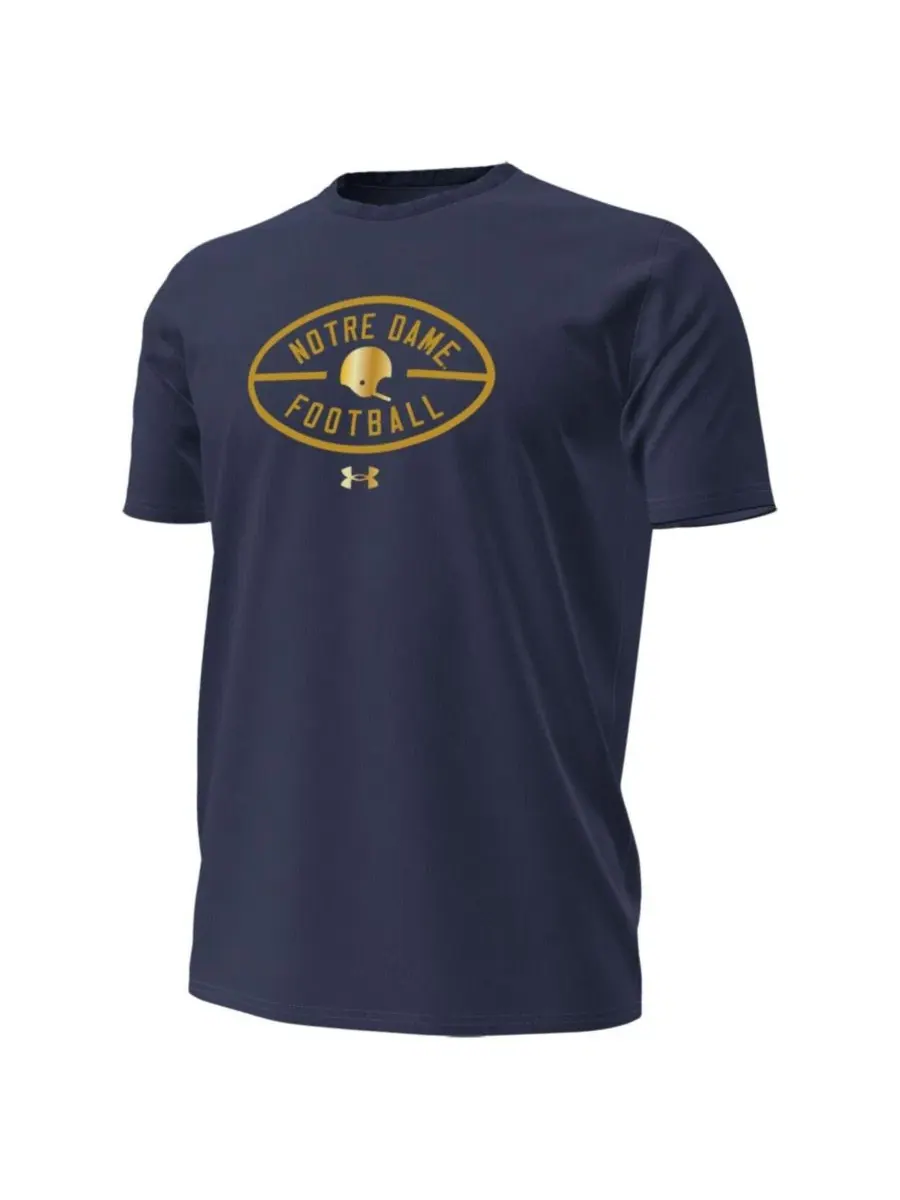 Футболка с принтом 2026 Shamrock Series Metallic Football Icon Performance Cotton Under Armour — изображение 3 из 3