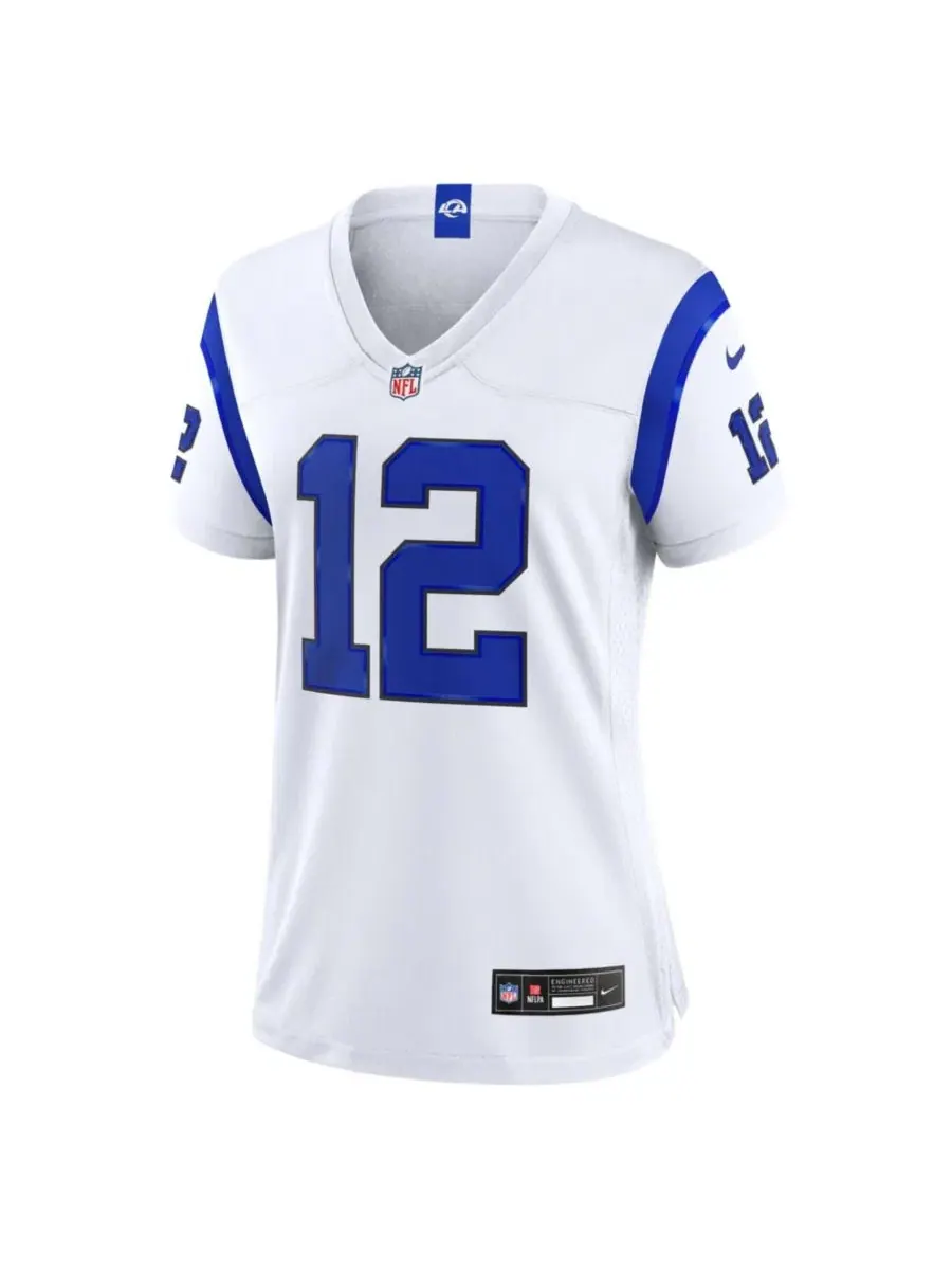 Игровая футболка Puka Nacua Los Angeles Rams Fearsome White Game Jersey Nike — изображение 2 из 3, белый
