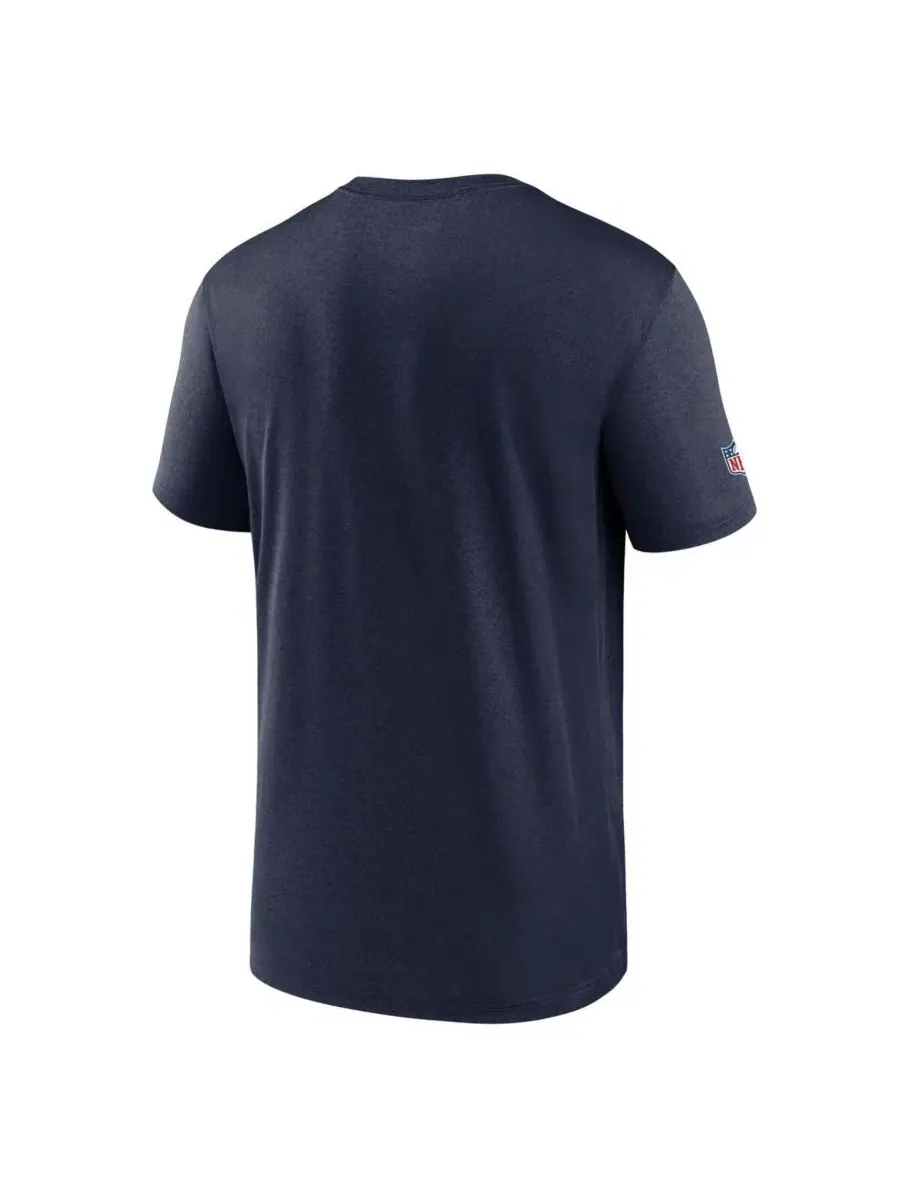 Футболка Nike с длинным рукавом, модель The 1923 Classic Sideline Logo Dri-FIT Legend — изображение 3 из 3, темно-синий