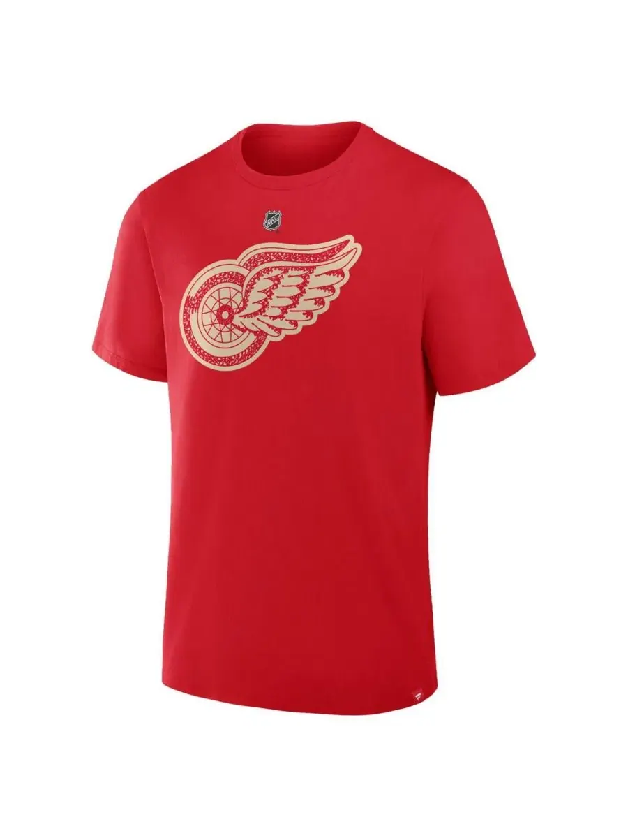 Футболка с коротким рукавом Lucas Raymond Centennial Authentic Stack Name & Number Fanatics — изображение 2 из 3, красный