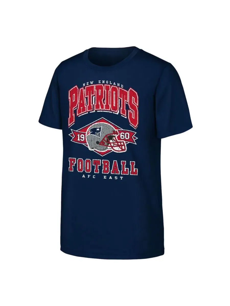 Детская футболка с принтом New England Patriots Kick Off Outerstuff