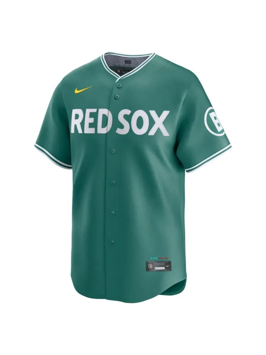 Мужская футболка Nike Boston Red Sox 2025 City Connect Limited — изображение 2 из 3, зеленый
