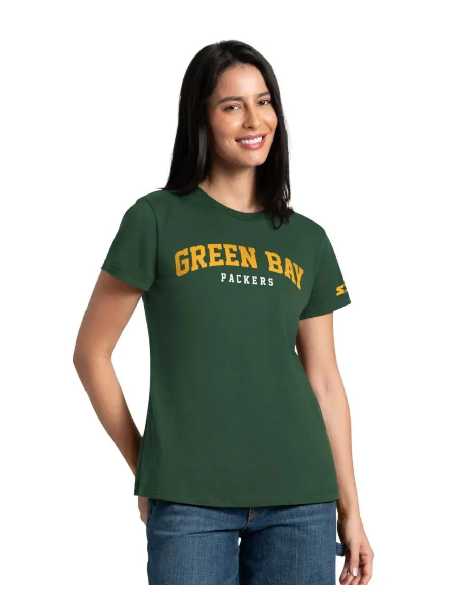 Комплект футболок с принтом Green Bay Packers Starter — изображение 2 из 4, зеленый золотистый