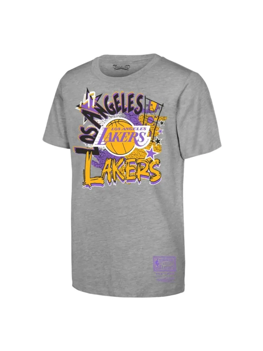 Футболка с принтом Los Angeles Lakers Play by Play Mitchell & Ness