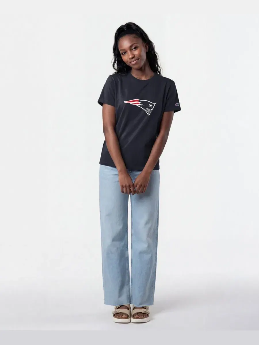 Футболка с длинным рукавом New England Patriots Logo Champion — изображение 3 из 5, темно-синий