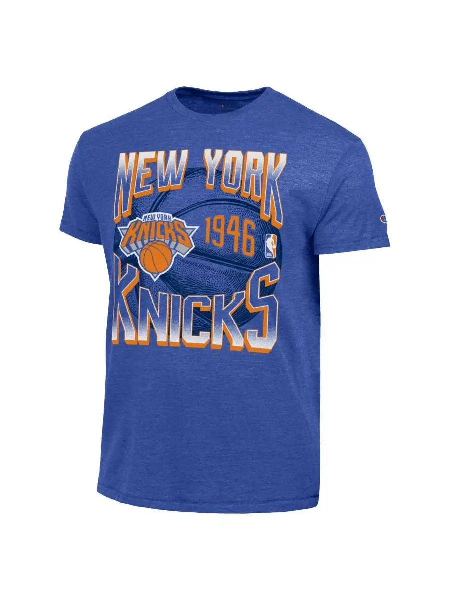 Футболка с принтом New York Knicks Champion — изображение 3 из 3, королевский