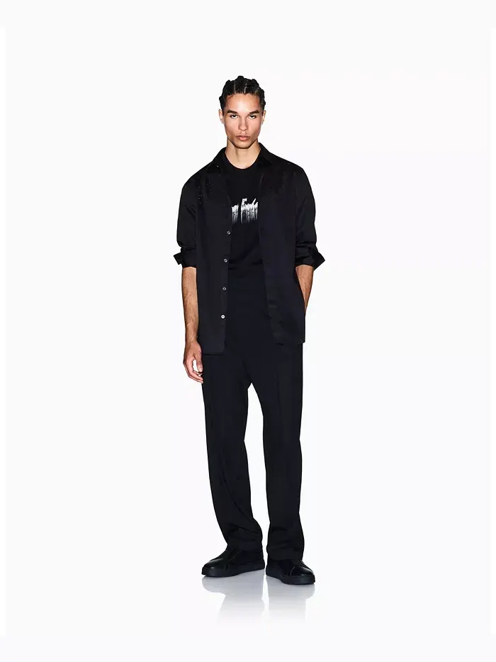 Мужские брюки Night Lab из стрейчевой шерстяной смеси A|X Armani Exchange — 2