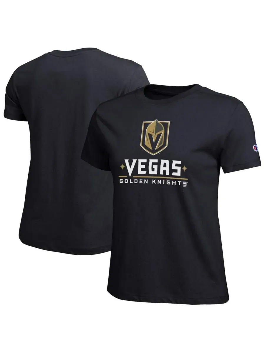 Футболка с коротким рукавом Vegas Golden Knights Wordmark Lockup Champion