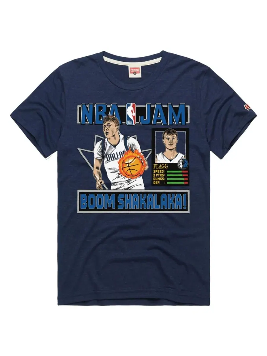 Футболка с принтом Cooper Flagg NBA Jam Homage — изображение 3 из 3, темно-синий