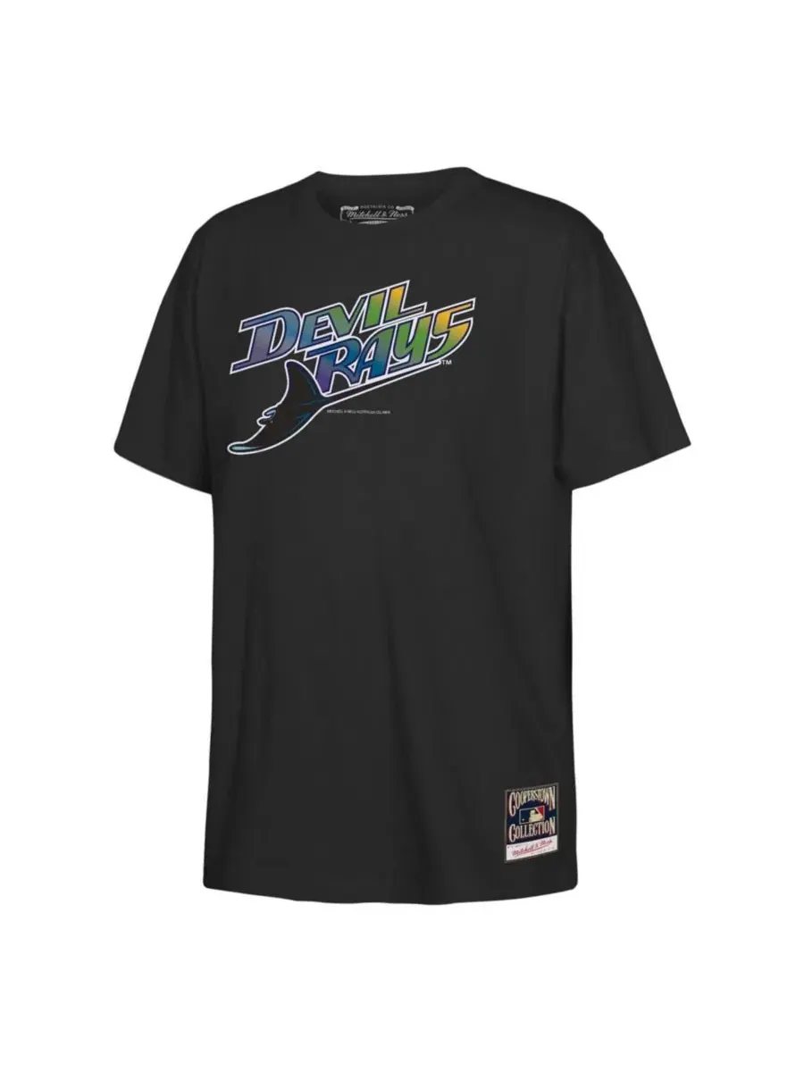 Футболка с ретро-принтом Tampa Bay Rays Mitchell & Ness