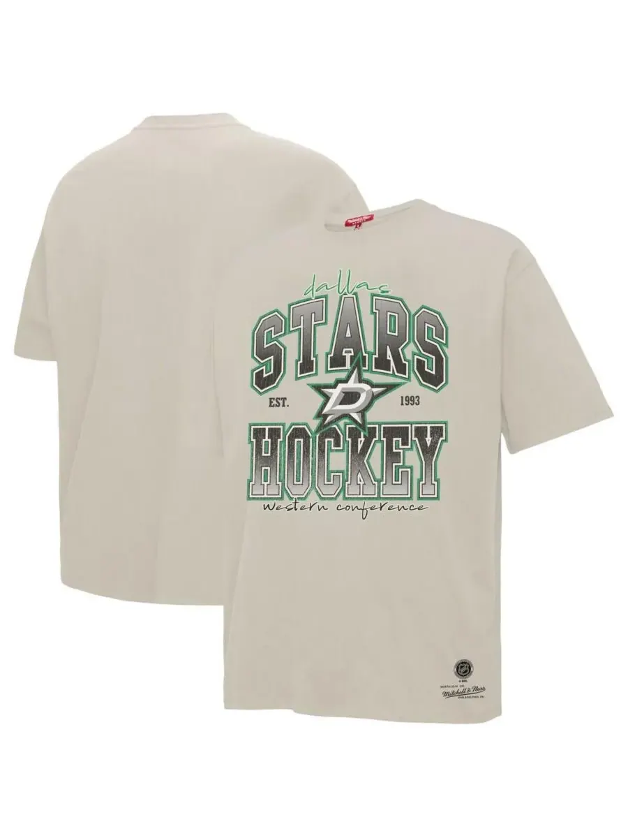 Mitchell & Ness Женская кремовая футболка Dallas Stars Dump Chase Boyfriend