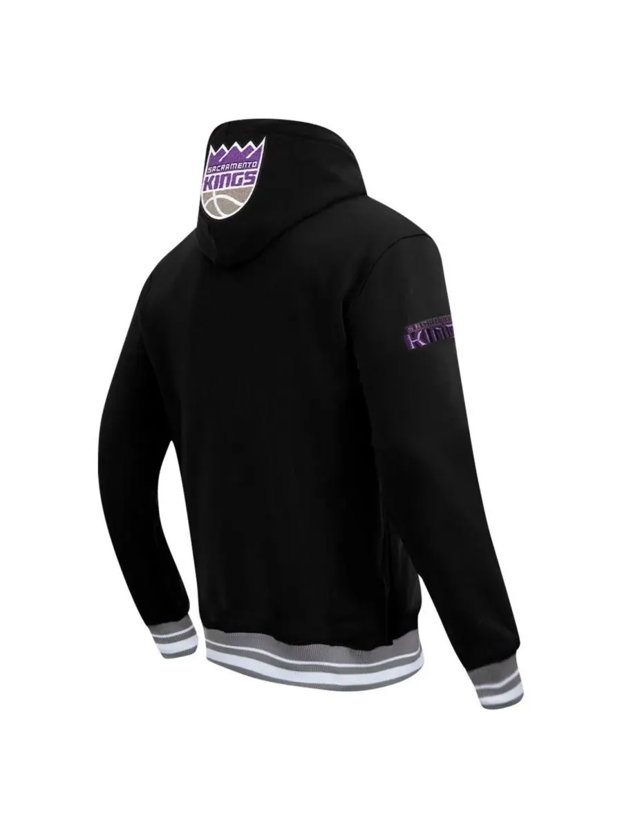 Pro Standard Мужская черная толстовка с капюшоном Sacramento Kings Area Code — изображение 3 из 5, черный
