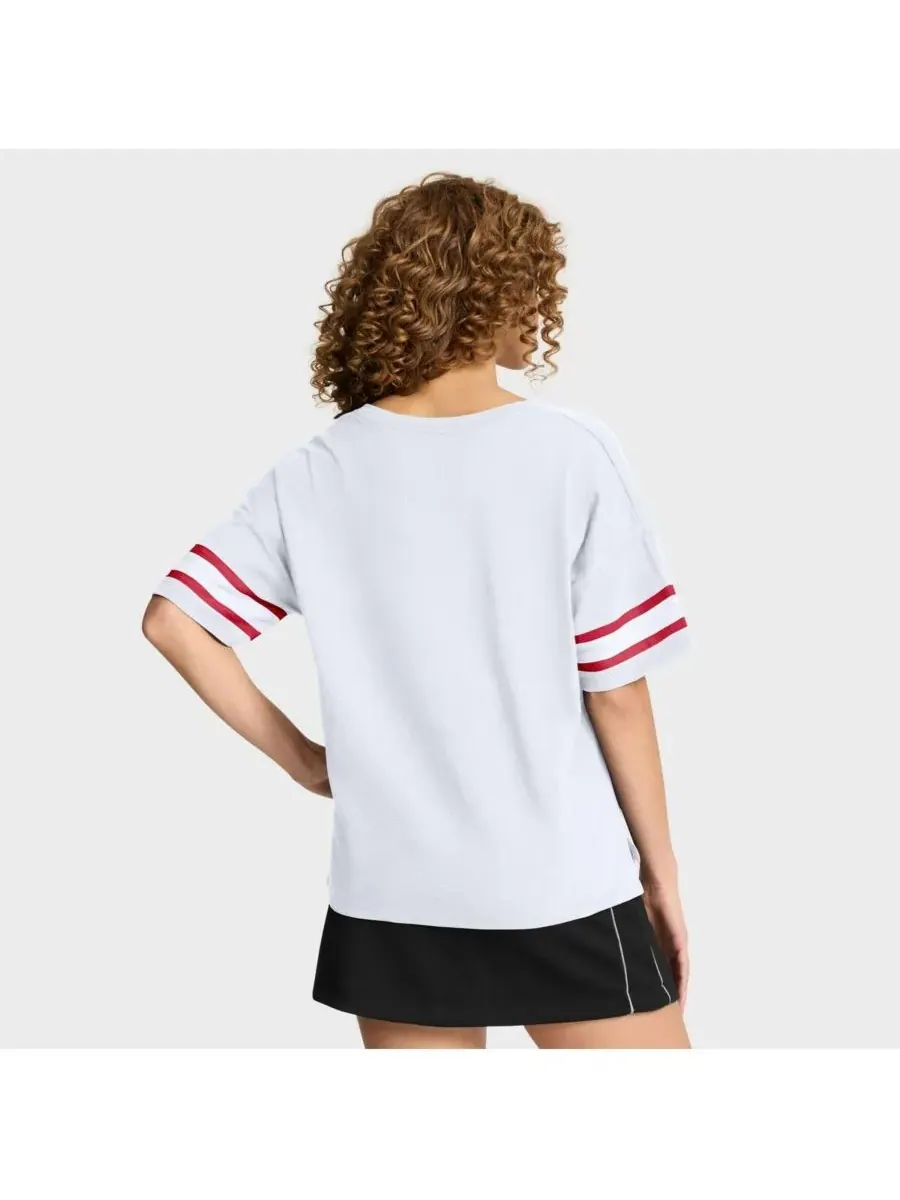 Fanatics Женская белая футболка Oklahoma Sooners Hometown Premium Script — изображение 2 из 5, белый
