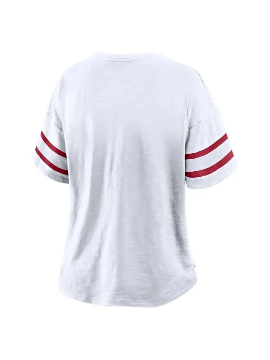 Fanatics Женская белая футболка Oklahoma Sooners Hometown Premium Script — изображение 5 из 5, белый
