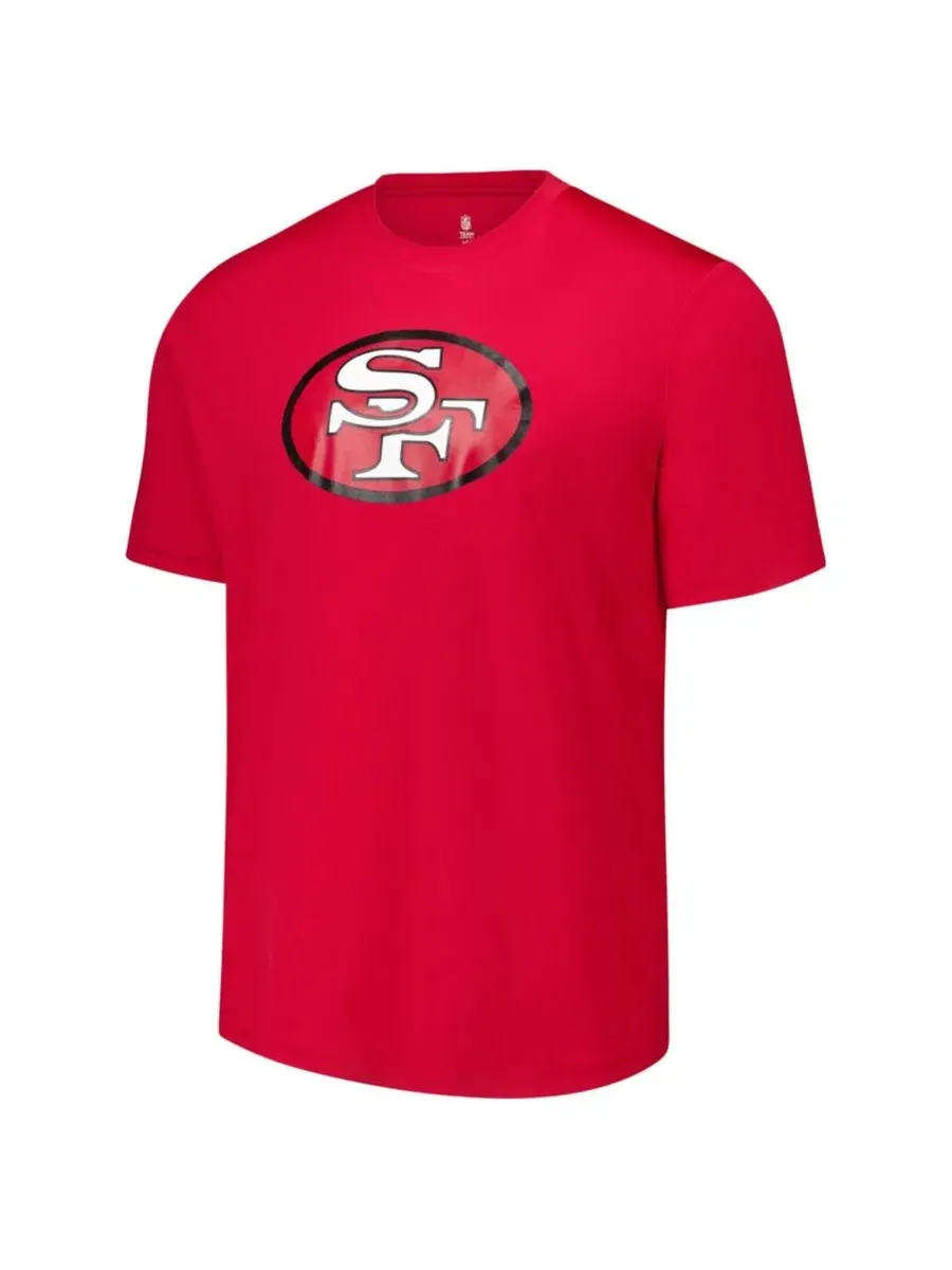 Футболка с принтом Stadium Retro San Francisco 49ers Outerstuff — изображение 3 из 3, алый