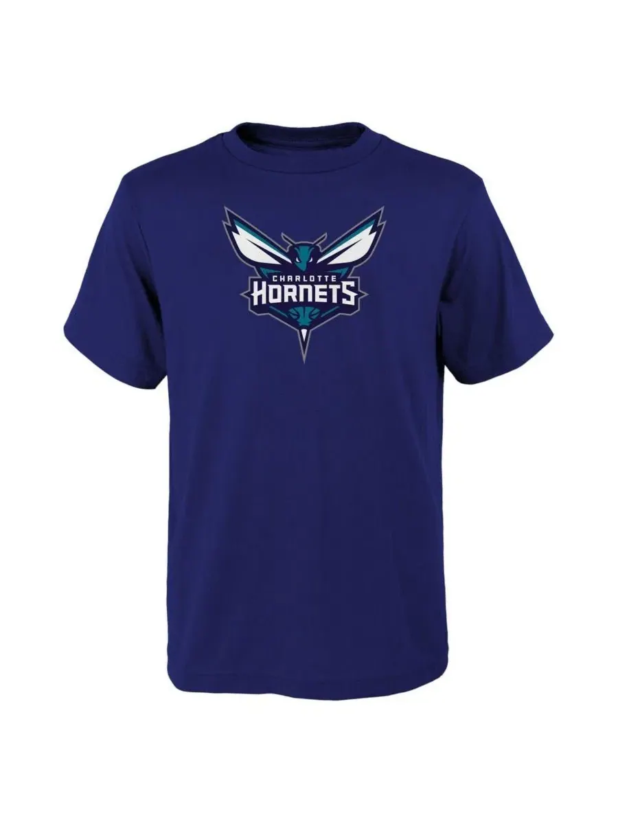 Футболка с принтом Primary Logo, Charlotte Hornets Outerstuff