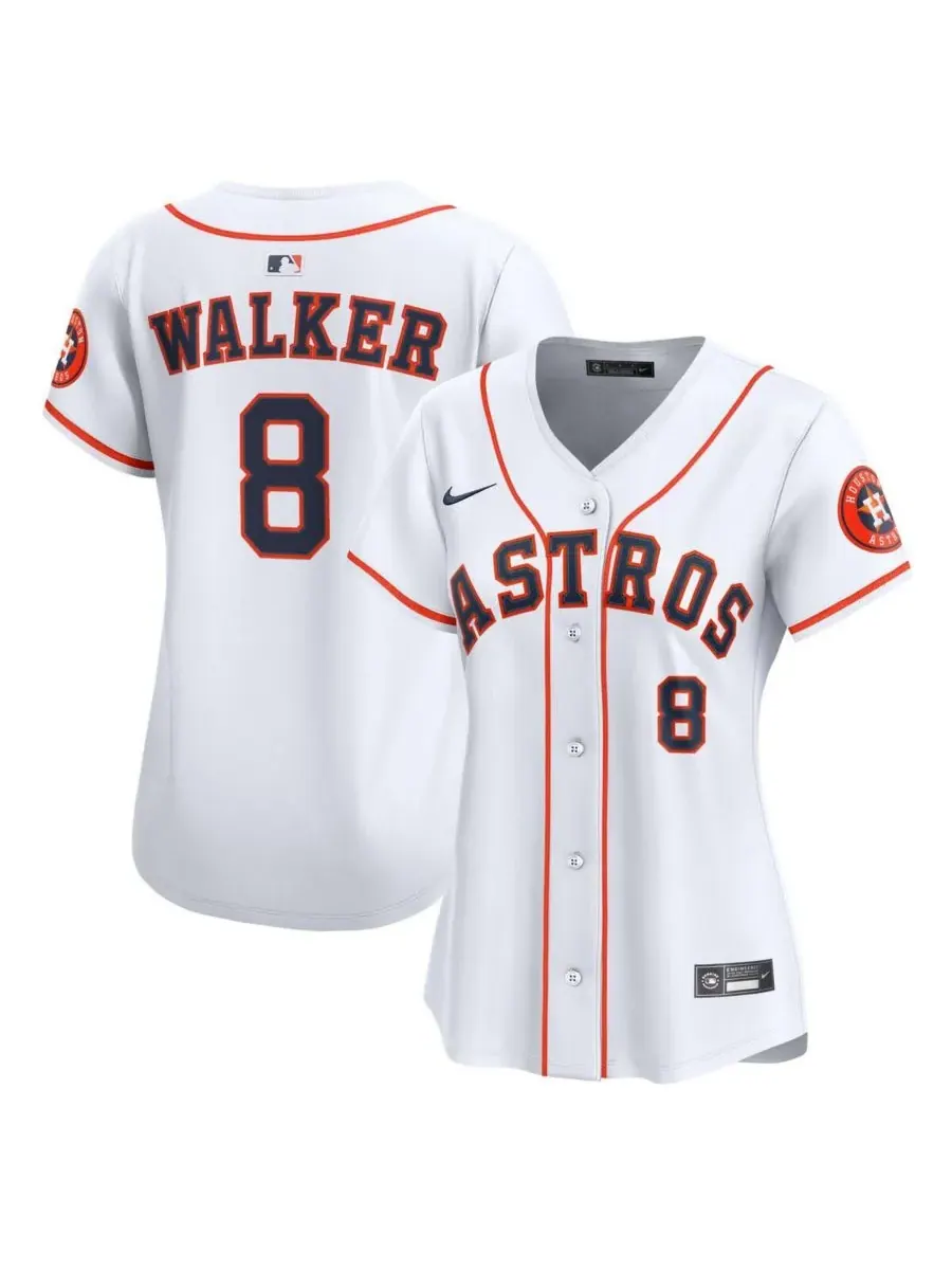 Nike Женская белая домашняя футболка Christian Walker с символикой команды Houston Astros