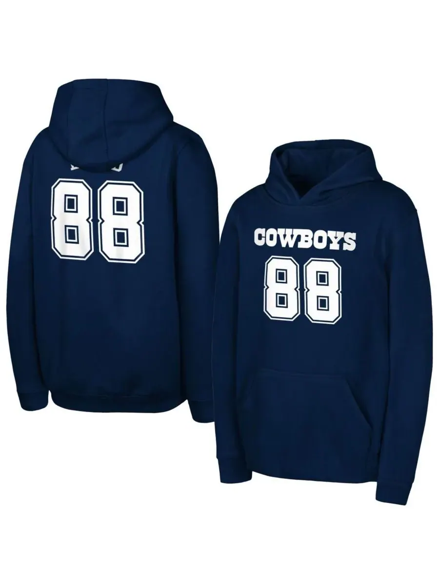 Outerstuff Толстовка Big Boys and Girls CeeDee Lamb Navy Dallas Cowboys Mainliner с именем и