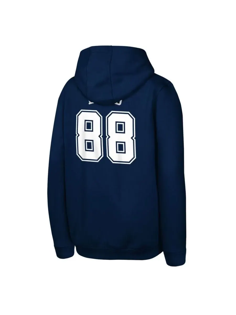 Outerstuff Толстовка Big Boys and Girls CeeDee Lamb Navy Dallas Cowboys Mainliner с именем и — изображение 2 из 3