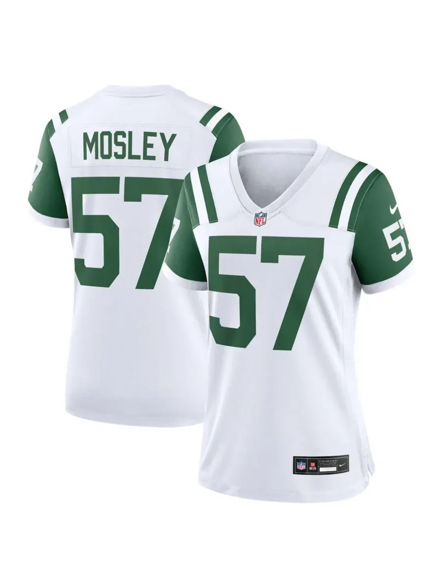 Nike Женская белая классическая альтернативная игровая майка CJ Mosley New York Jets