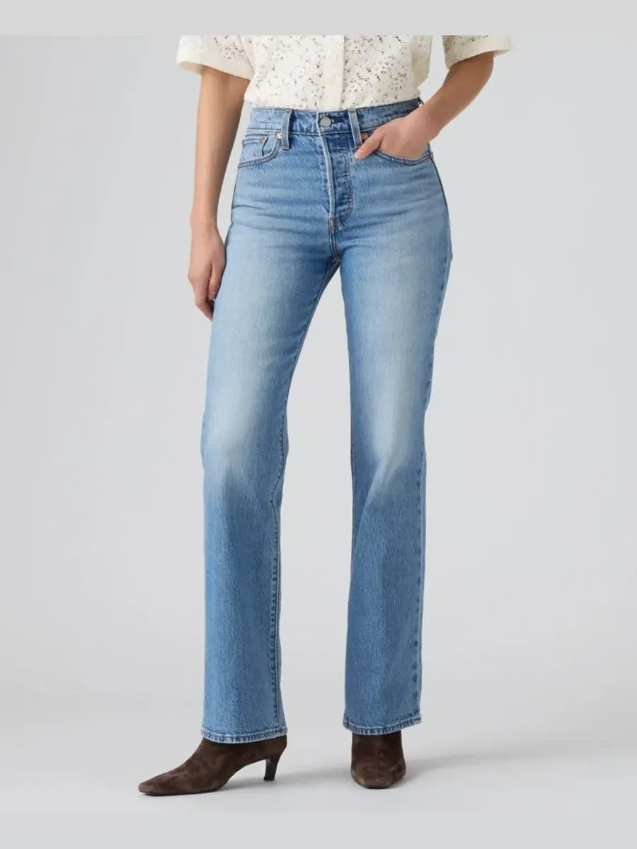 Джинсы клеш с высокой посадкой Wedgie Bootcut Levi's, Probably Here