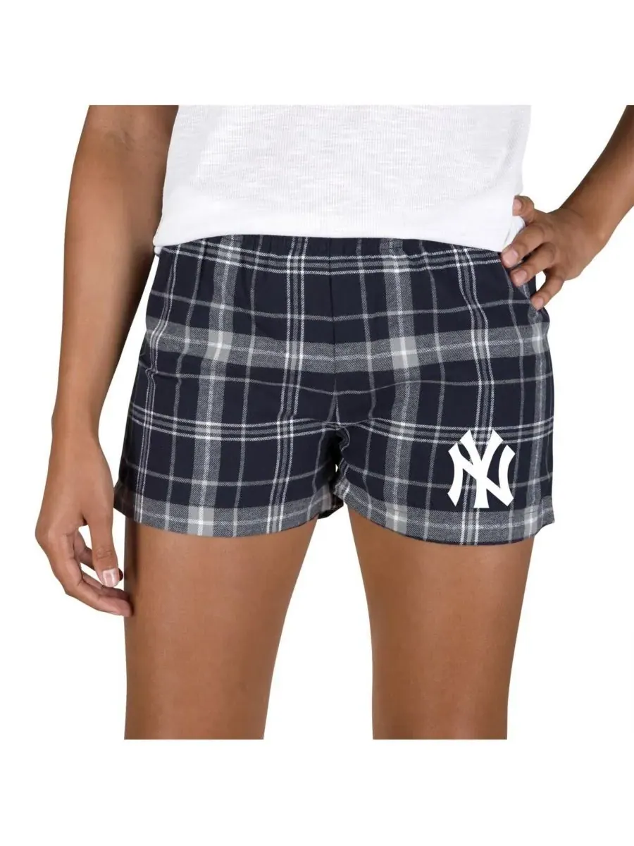Concepts Sport Женские фланелевые шорты New York Yankees Ultimate