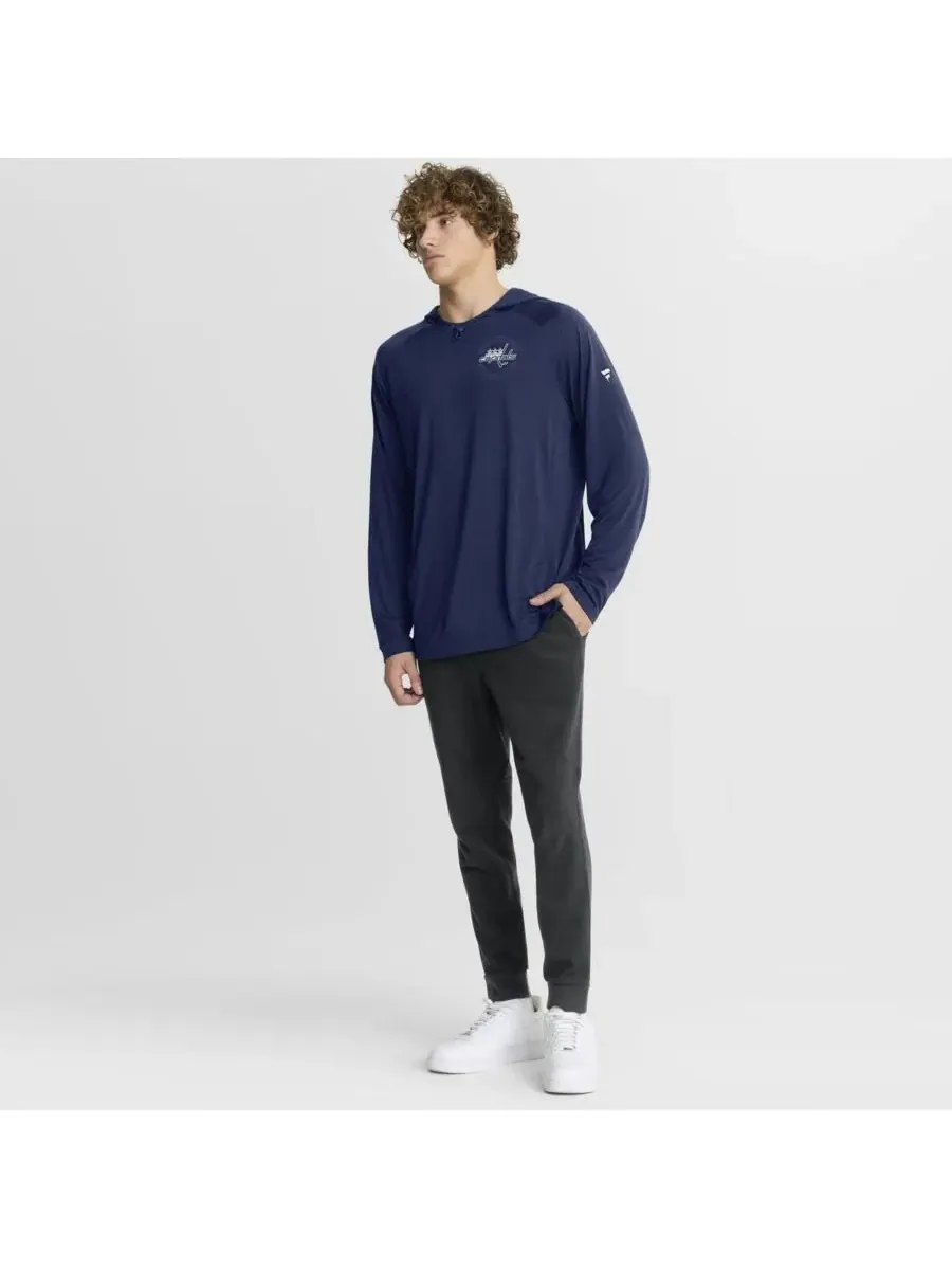 Fanatics Мужская темно-синяя толстовка с рукавами реглан Washington Capitals Authentic Pro Rink — изображение 3 из 3