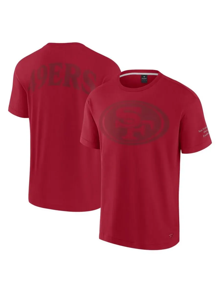 Мужская и женская культовая алая футболка San Francisco 49ers Elements Fanatics