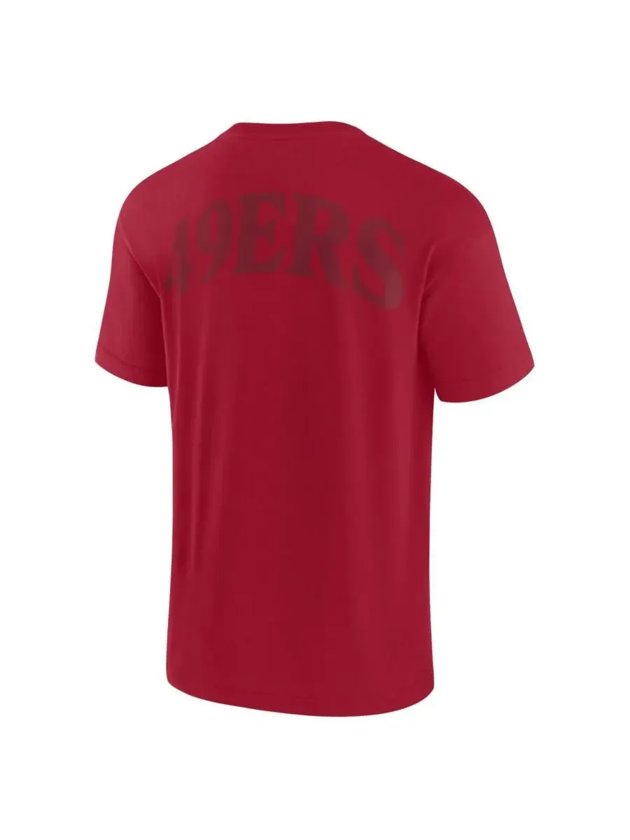 Мужская и женская культовая алая футболка San Francisco 49ers Elements Fanatics — изображение 2 из 3, алый
