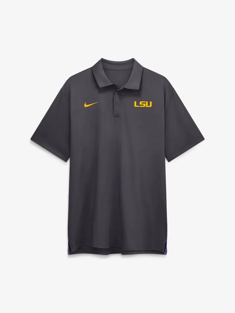 Поло Nike LSU Tigers 2026 Sideline Tour Dri-FIT