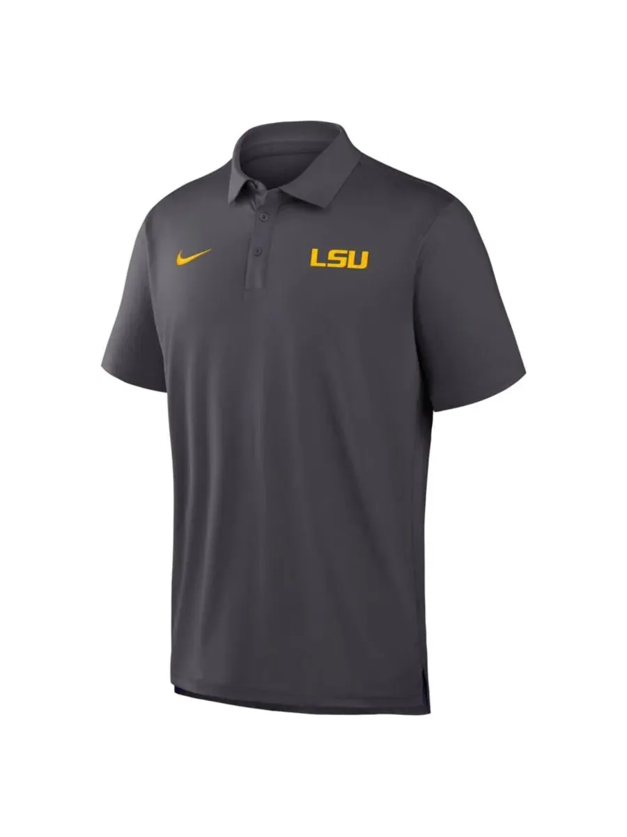Поло Nike LSU Tigers 2026 Sideline Tour Dri-FIT — изображение 2 из 4, фиолетовый