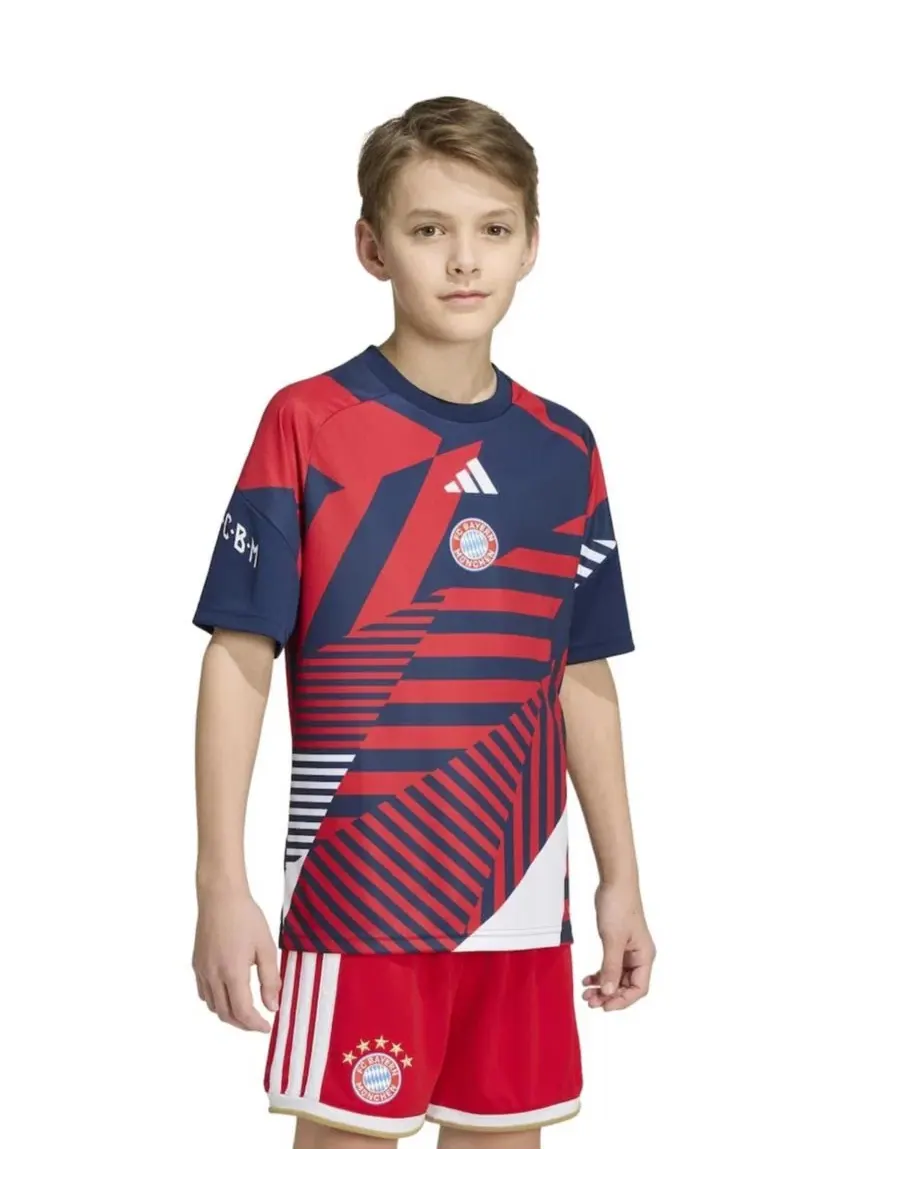 Футболка тренировочная с длинным рукавом, с принтом, Bayern Munich 2026/27 Pre-Match Home Training