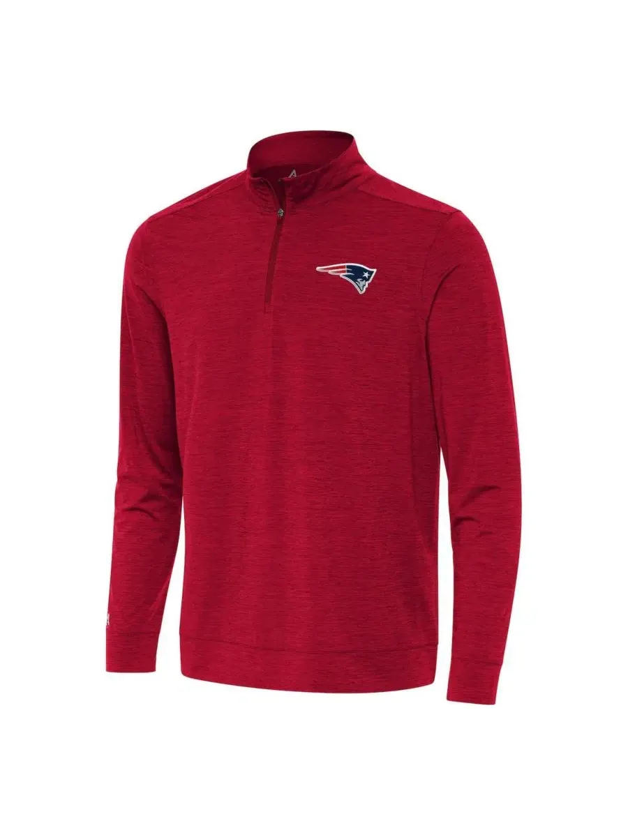 Мужской топ с четверть-застежкой Bright Quarter-Zip, с логотипом команды Antigua