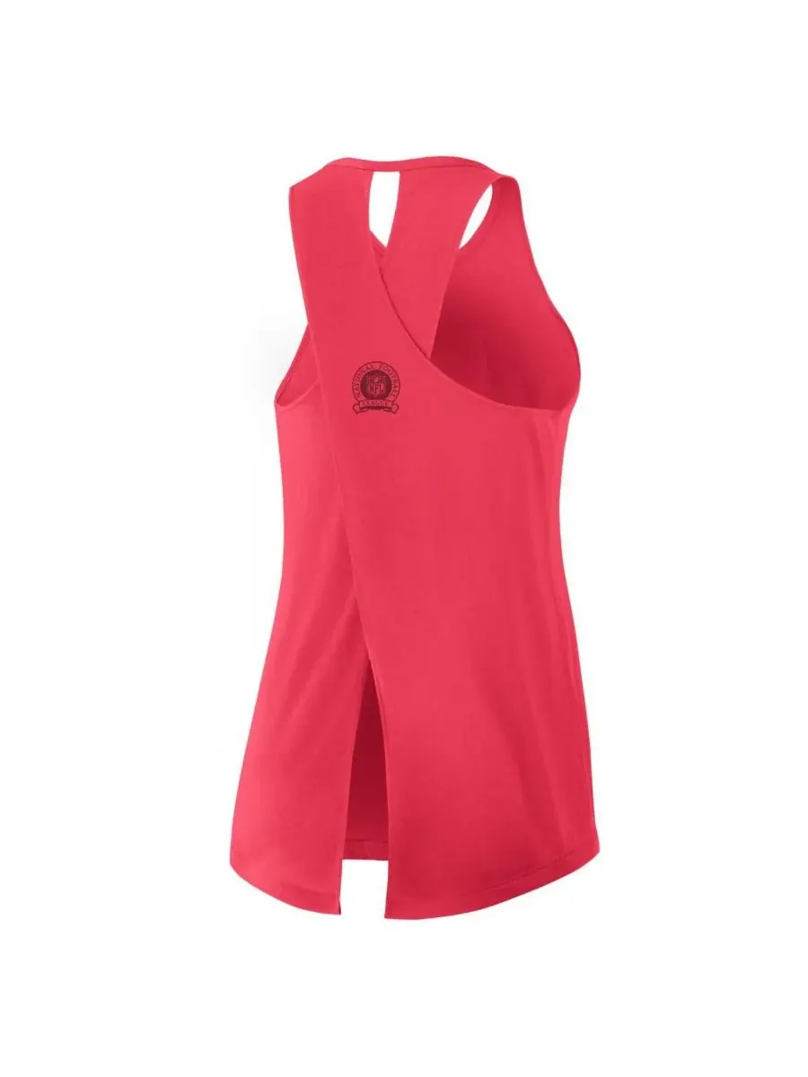 Женская алая майка San Francisco 49ers Glory Crisscross Performance Tank Top Nike — изображение 2 из 4, алый
