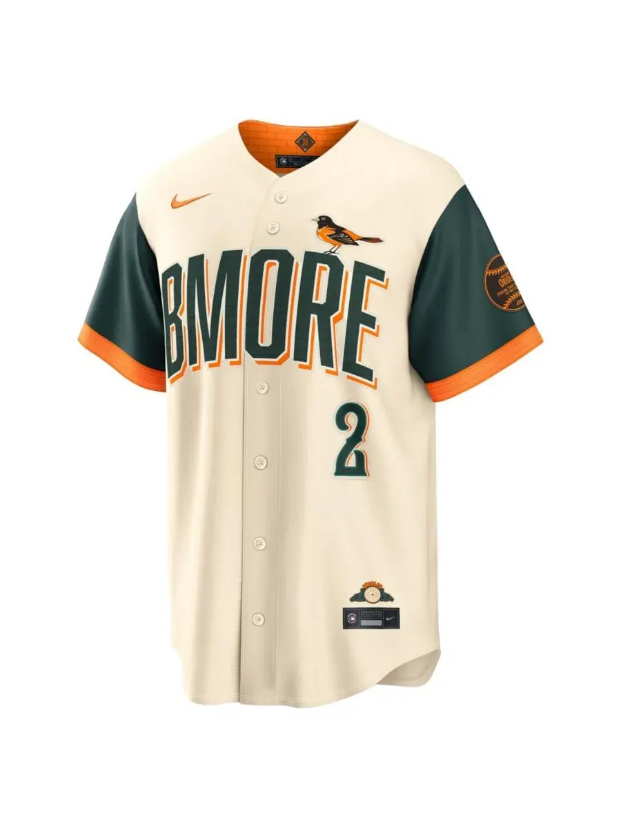 Мужская футболка Nike с длинным рукавом, Gunnar Henderson Natural Baltimore Orioles 2026 City — изображение 2 из 7