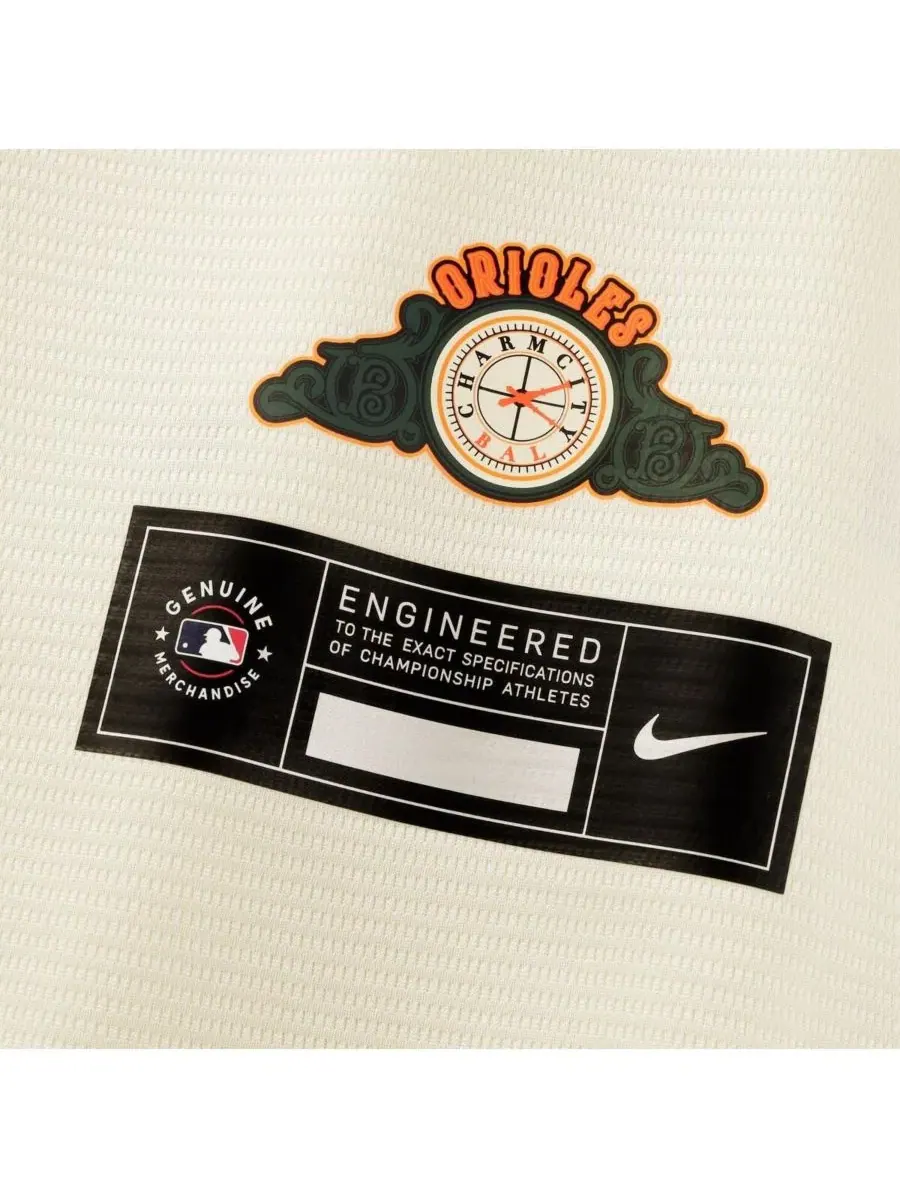 Мужская футболка Nike с длинным рукавом, Gunnar Henderson Natural Baltimore Orioles 2026 City — изображение 7 из 7