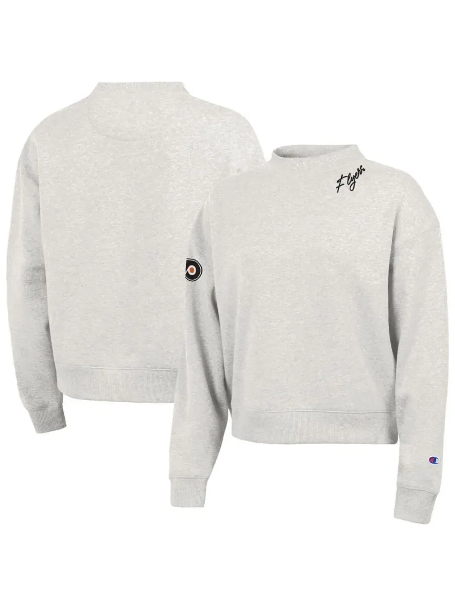 Женский свитшот из флиса с принтом Collar Script Triumph Champion