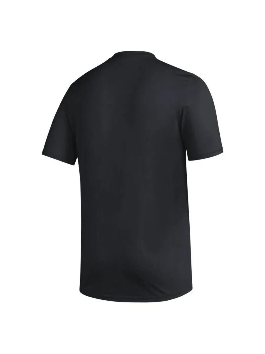 Футболка с принтом Primary Locker Logo Pre-Game AEROREADY adidas — изображение 2 из 3, черный