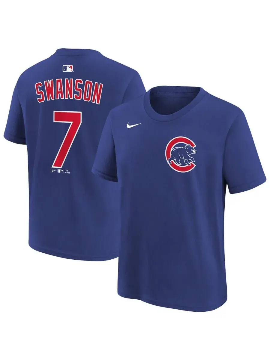 Футболка с длинным рукавом с принтом Dansby Swanson Nike