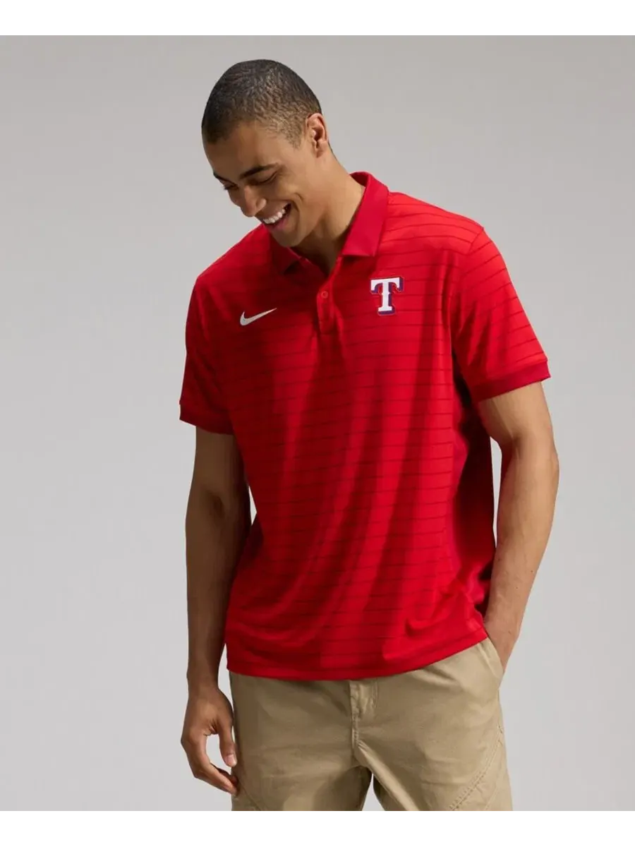 Мужское поло Dri-FIT с принтом Texas Rangers Nike
