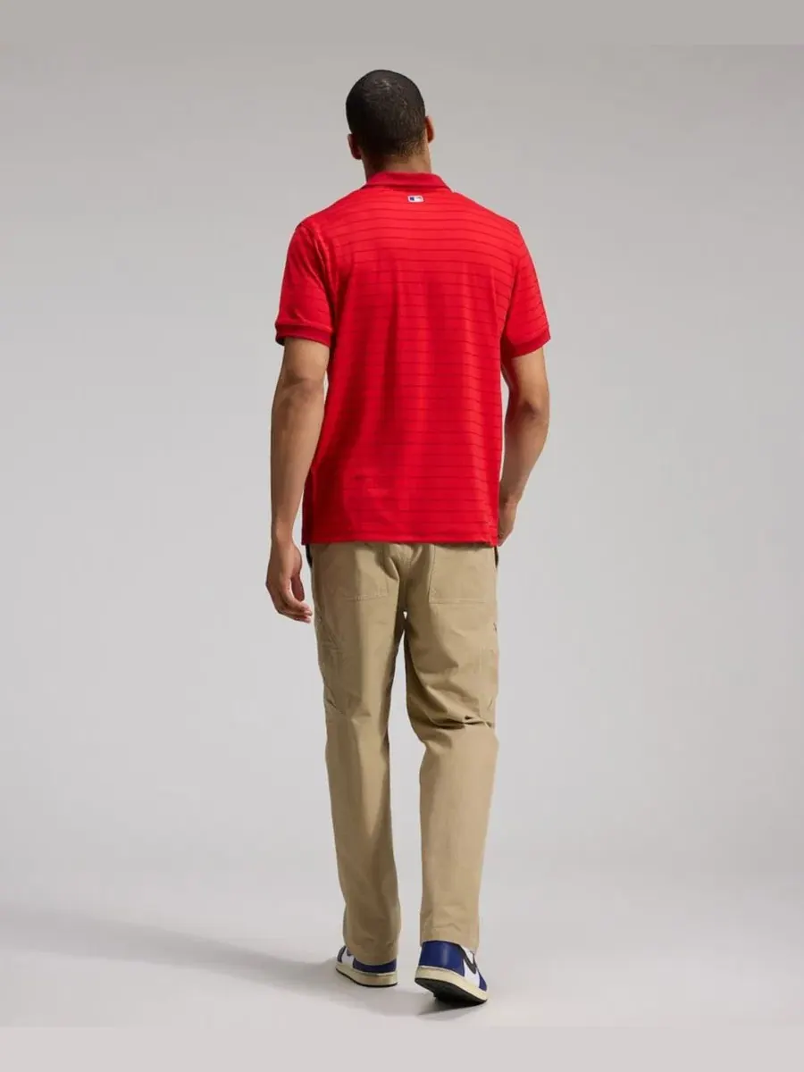 Мужское поло Dri-FIT с принтом Texas Rangers Nike — изображение 2 из 4, красный