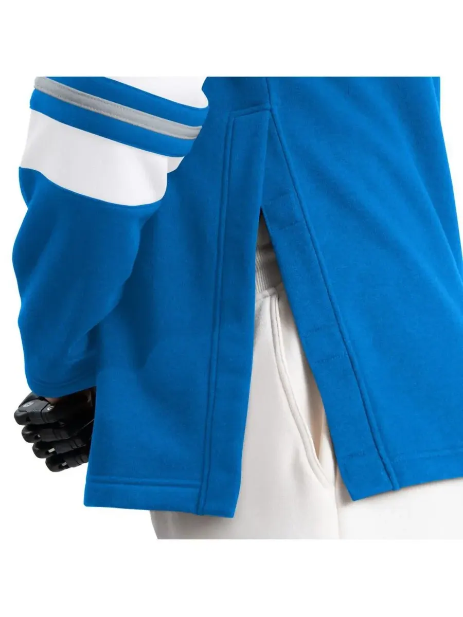 G-III Sports by Carl Banks Мужская синяя толстовка Detroit Lions Adaptive Lord Stanley с круглым — изображение 3 из 4, синий