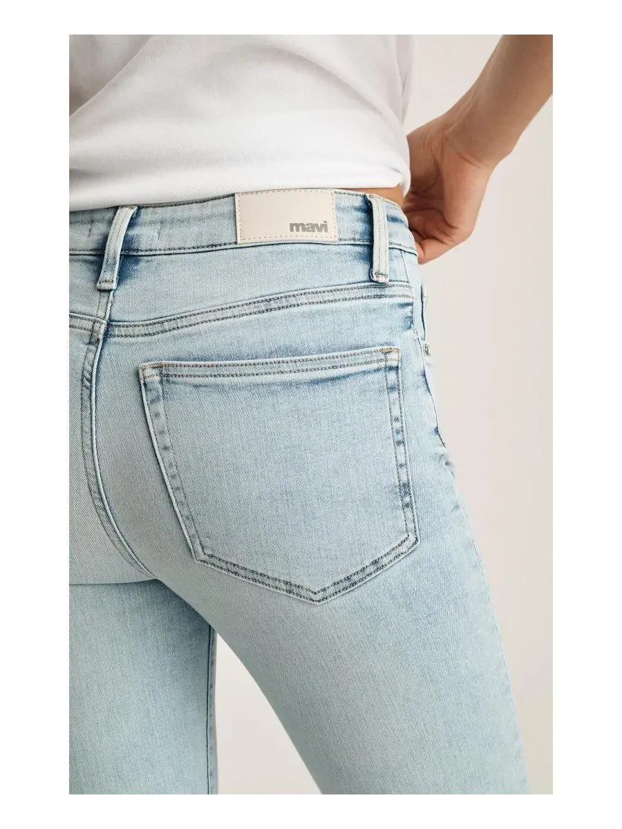 Джинсы прямого кроя с высокой посадкой Mavi Jeans, Ice Brushed Tribeca — изображение 6 из 6