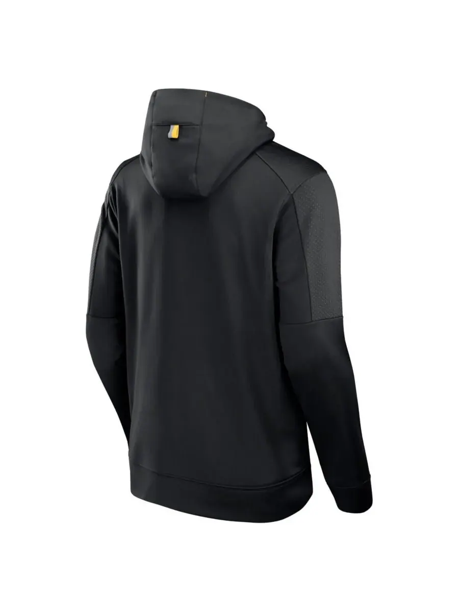 Fanatics Мужская черная толстовка на молнии с символикой команды Iowa Hawkeyes Defender — изображение 2 из 3