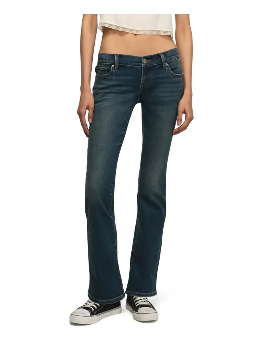 Джинсы клеш с заниженной талией Lucky Brand, Fantasy Wash