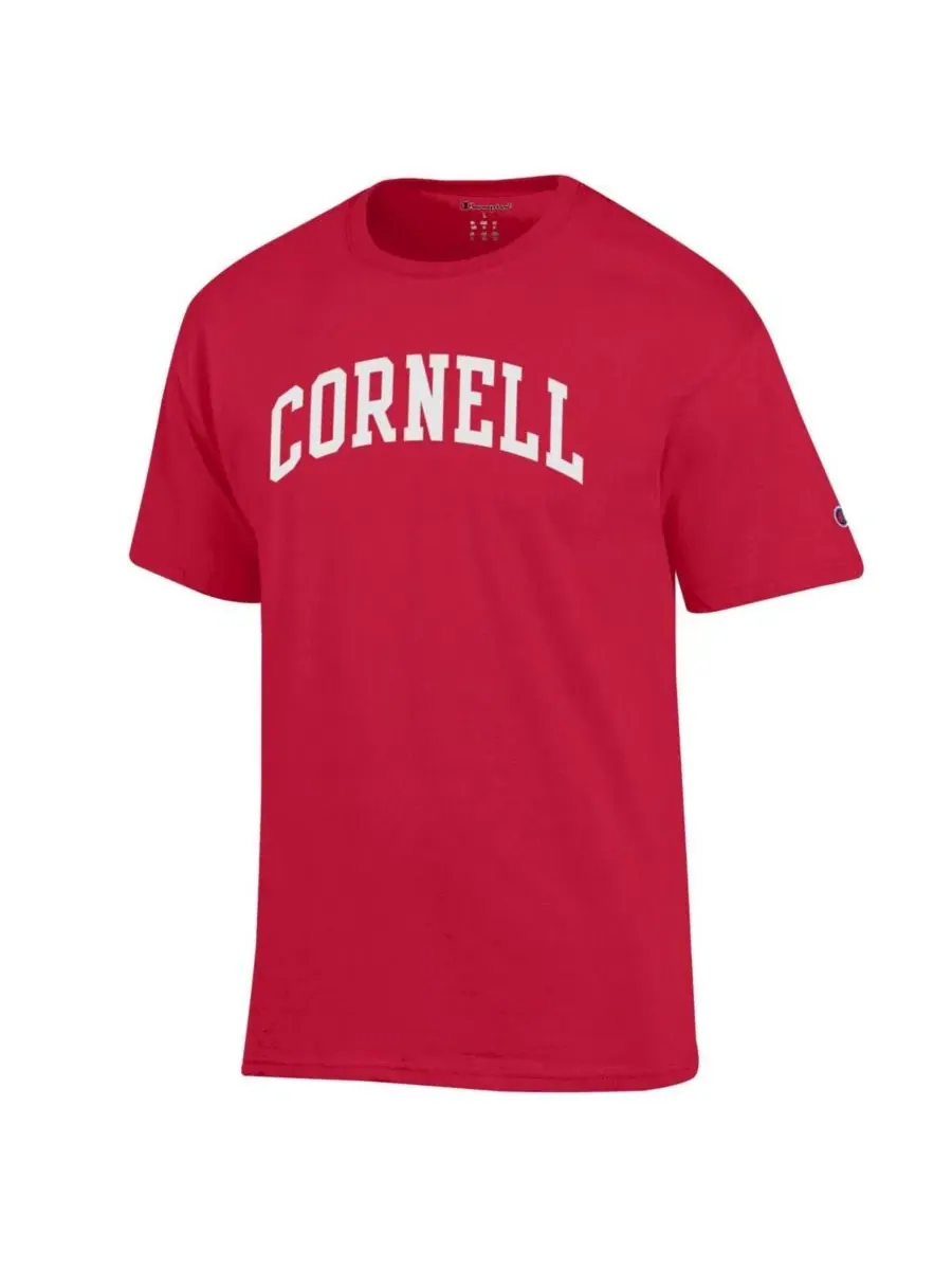 Мужская красная футболка Cornell Big Red Basic Arch Champion — изображение 2 из 3, красный